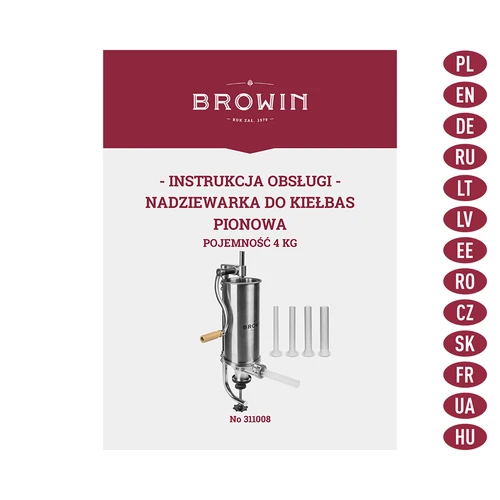 Vertikal korvstoppare 4 kg - 9