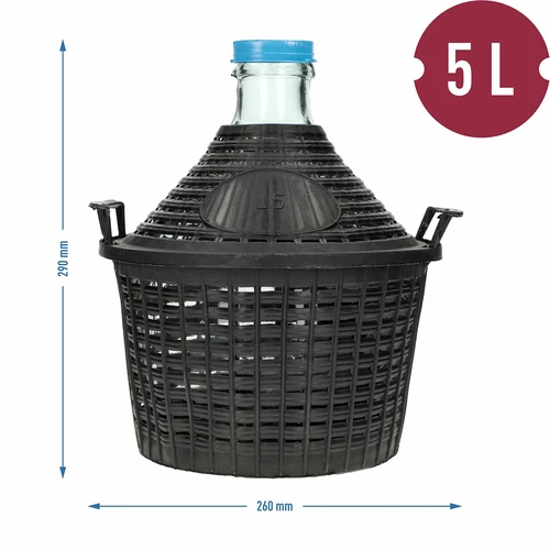 Vinballong 5L i plastkorg - 6