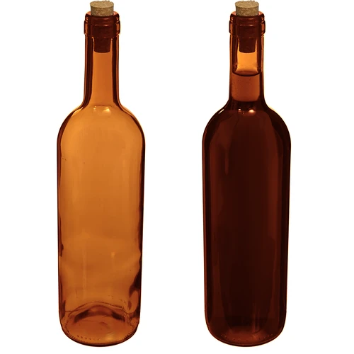 Vinflaska 0,75 L brun - förpackning 8 st. - 5