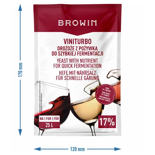 ViniTurbo - jäst för snabb jäsning, 20 g - 3