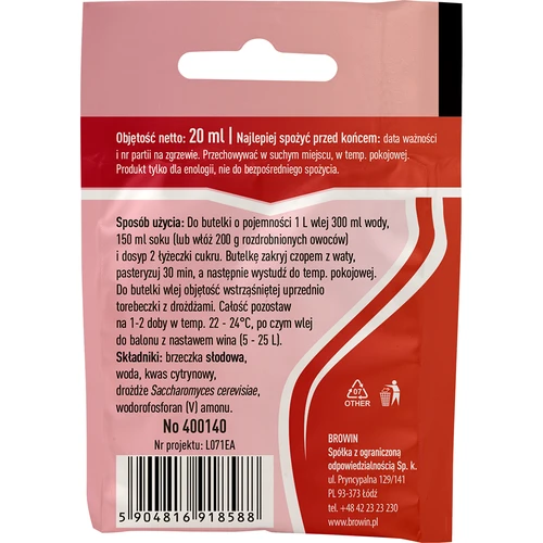 Vinjäst Malaga, 20 ml - 2