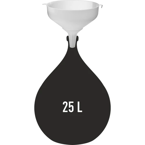 Vit plasttratt Ø 25 cm - 2