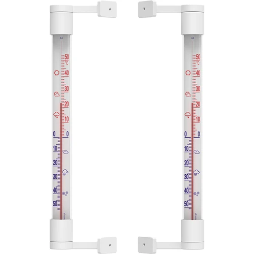 Vit utomhustermometer (-50°C till +50°C) 22cm - 3
