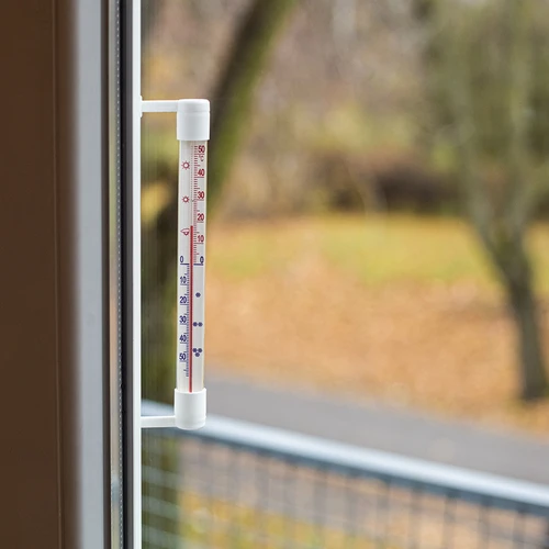 Vit utomhustermometer (-50°C till +50°C) 22cm - 6