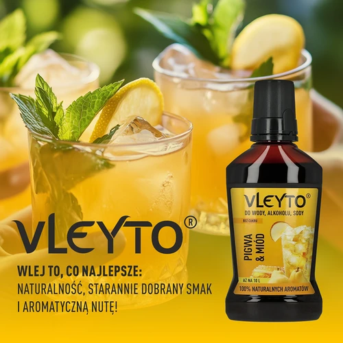VLEYTO Kvitten & Honung – smakessens med naturliga aromer, 250 ml - 6