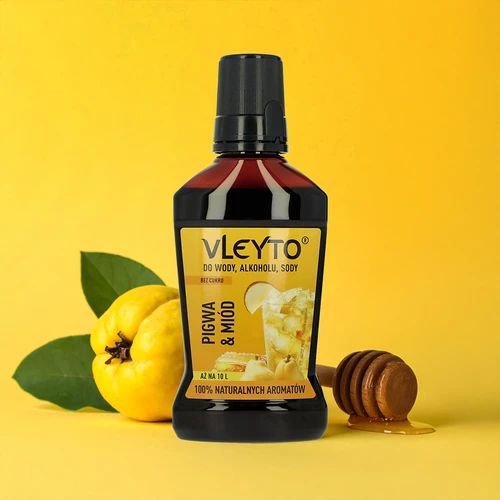 VLEYTO Kvitten & Honung – smakessens med naturliga aromer, 250 ml - 4