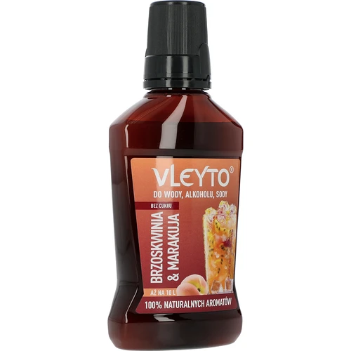 VLEYTO Persika & Passionsfrukt – smakessens med naturliga aromer, 250 ml - 3