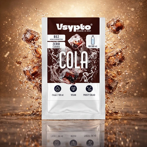 VSYPTO med colasmak – smakpulver till vatten, 3 g - 5