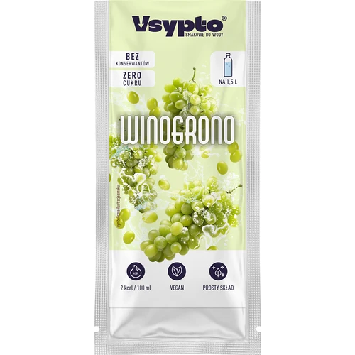 Vsypto med druvsmak, 9 g - 2