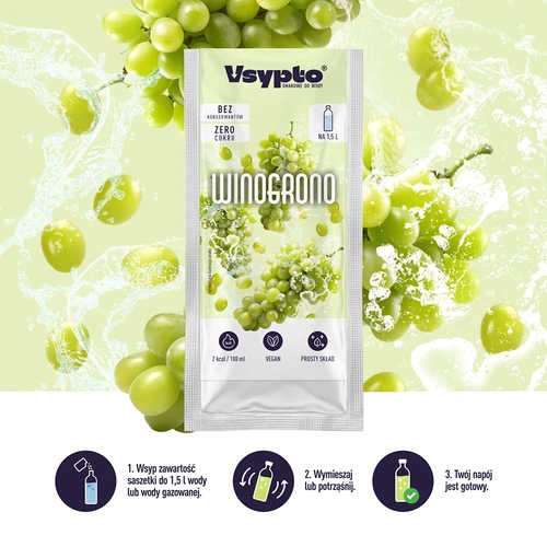 Vsypto med druvsmak, 9 g - 6