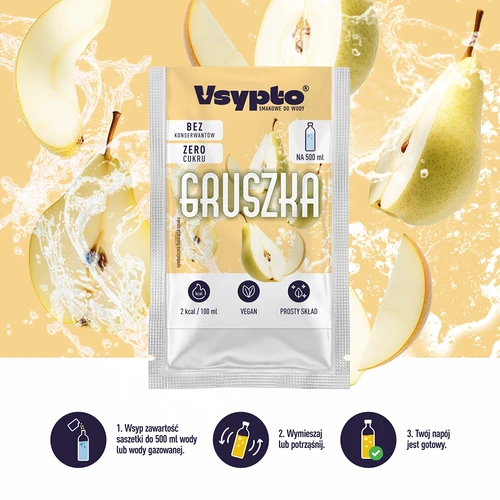 Vsypto med päronsmak, 3 g - 6