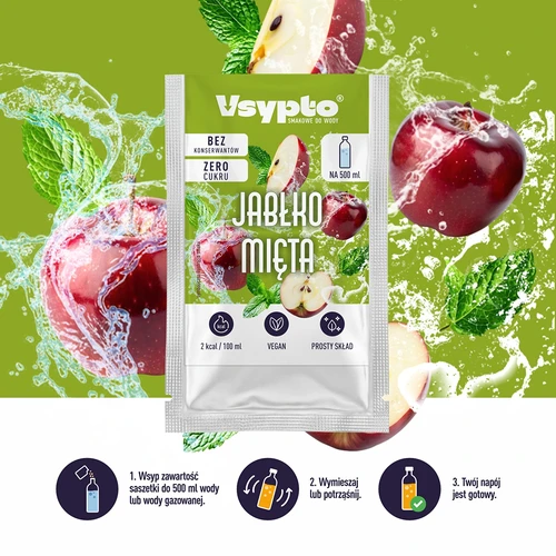 VSYPTO med smak av Äpple & Mynta, 3 g - 6