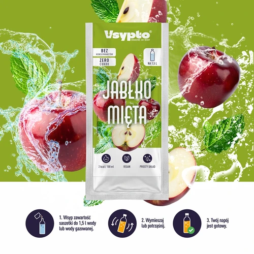 Vsypto med smak av Äpple & Mynta, 9 g - 6