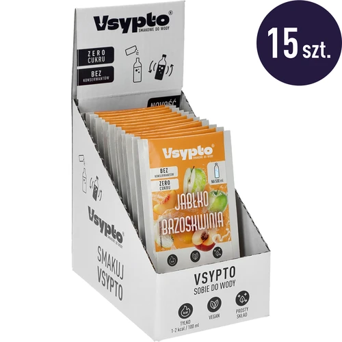 VSYPTO med smak av äpple & persika, 3 g - 10