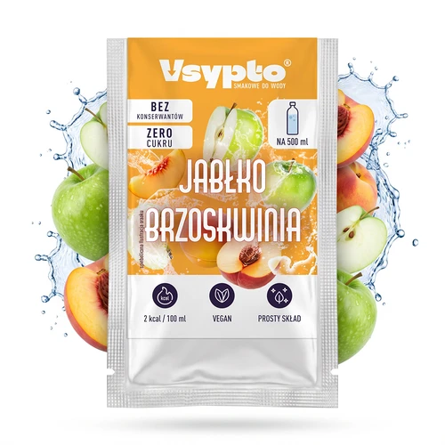 VSYPTO med smak av äpple & persika, 3 g
