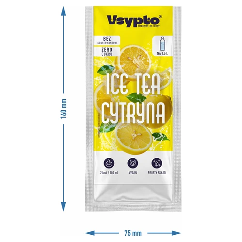 Vsypto med smak av Ice Tea Citron, 9 g - 4
