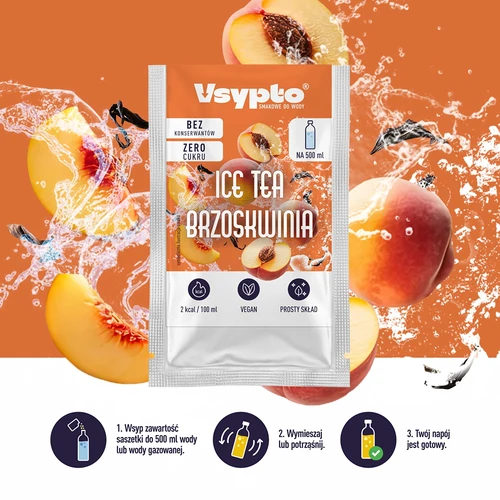 VSYPTO med smak av Ice Tea Persika, 3 g - 6