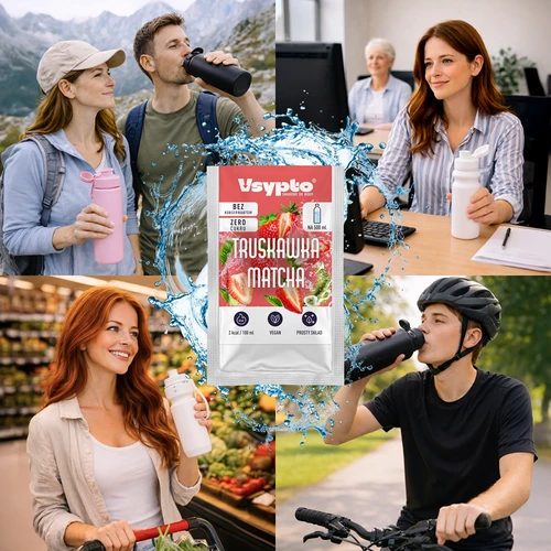 VSYPTO med smak av Jordgubb & Matcha, 3 g - 8