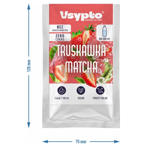 VSYPTO med smak av Jordgubb & Matcha, 3 g - 4