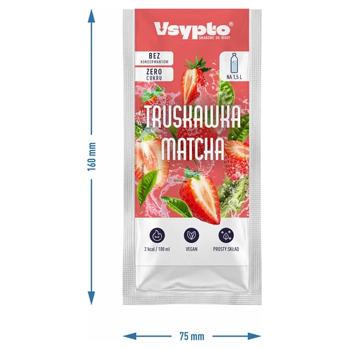 VSYPTO med smak av Jordgubb Matcha, 9 g - 4