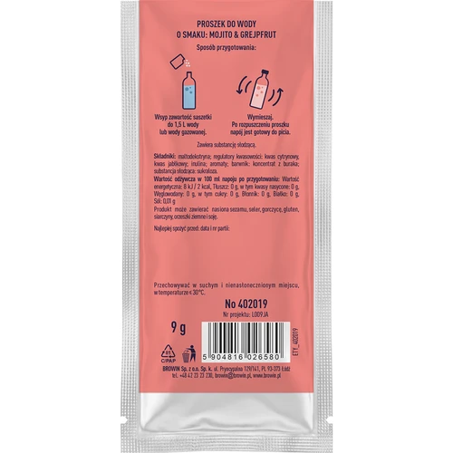 VSYPTO med smak av Mojito Grapefrukt, 9 g - 3