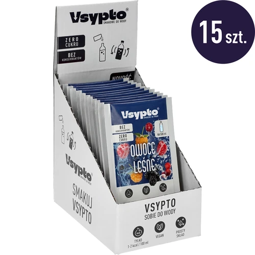 VSYPTO med smak av skogsbär, 3 g - 10