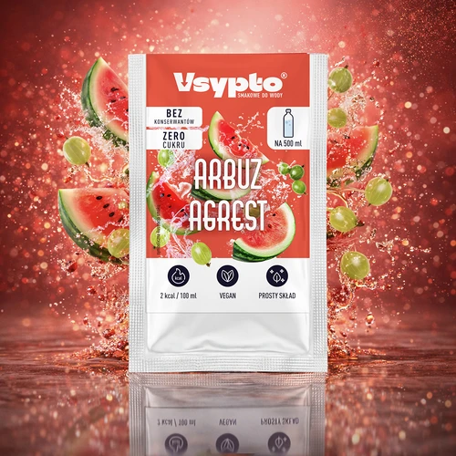 VSYPTO med smak av vattenmelon och krusbär, 3 g - 5