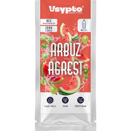 VSYPTO med smak av vattenmelon och krusbär, 9 g - 2