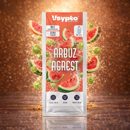 VSYPTO med smak av vattenmelon och krusbär, 9 g - 5