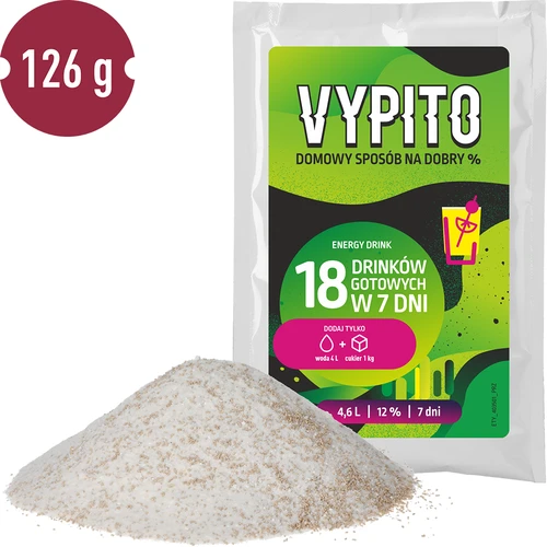 VYPITO 12%, påse för 18 drinkar - Energidryck, 126 g - 3