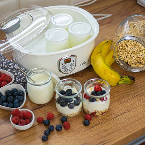 Yoghurtmaskin med termostat, 7 burkar, 1,3 L - 12