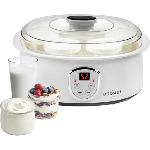Yoghurtmaskin med termostat, 7 burkar, 1,3 L