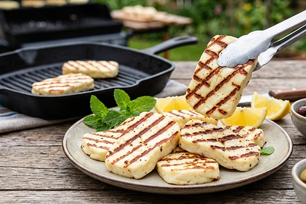 Ost av typen halloumi – perfekt för grillen