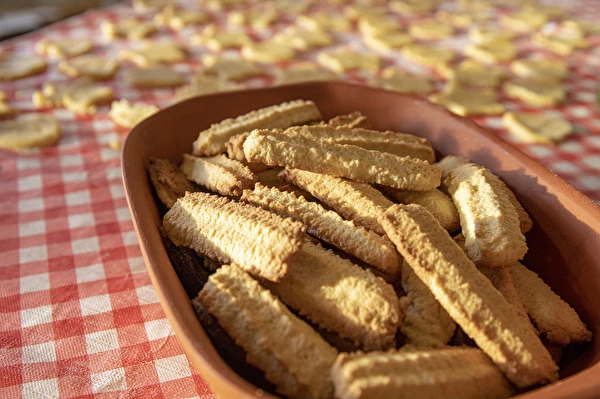 Småkakor från köttkvarn